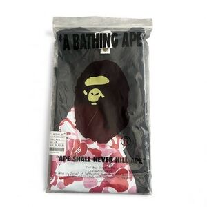 Bape Black and Pink Short Sleeve Tee